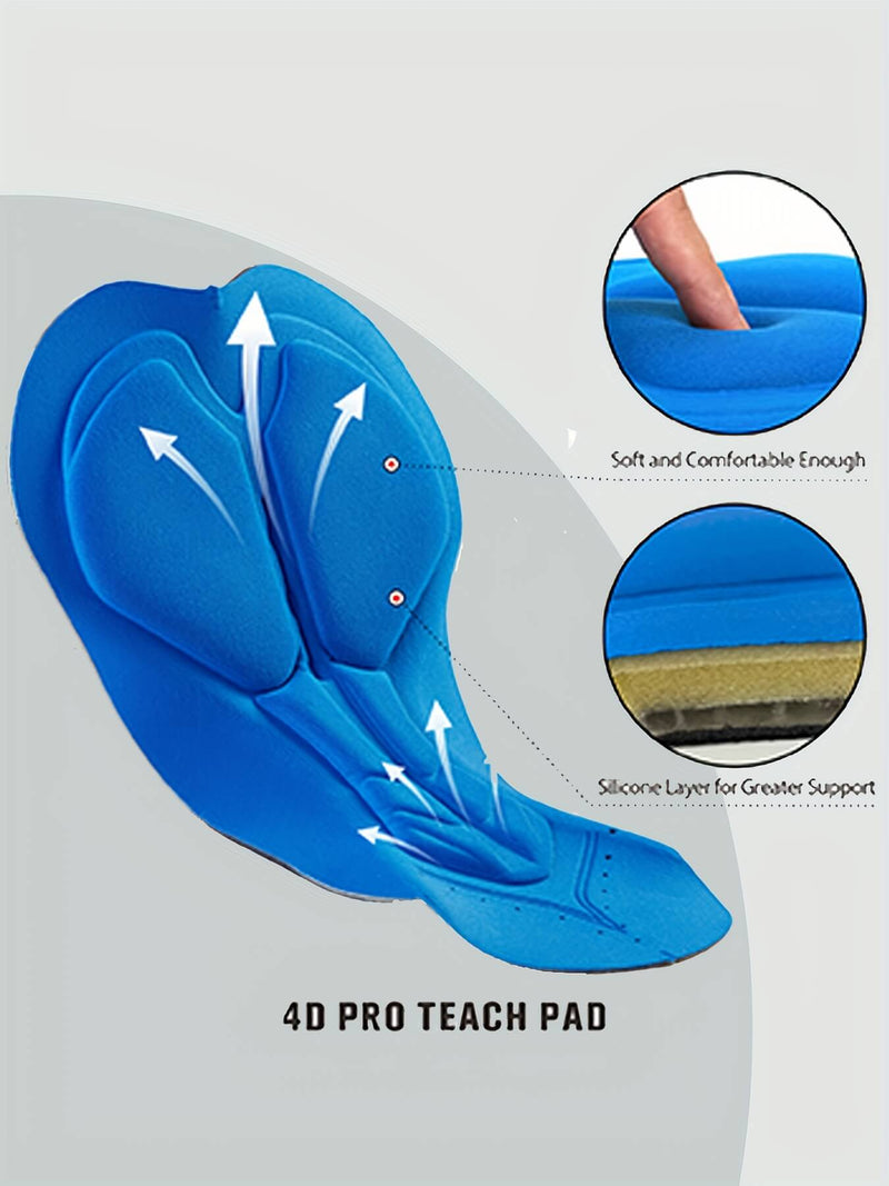 QUALICOS Men’s Cycling Bib Shorts-6