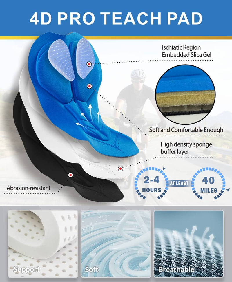 QUALICOS Men’s MTB Performance Bib Shorts-20