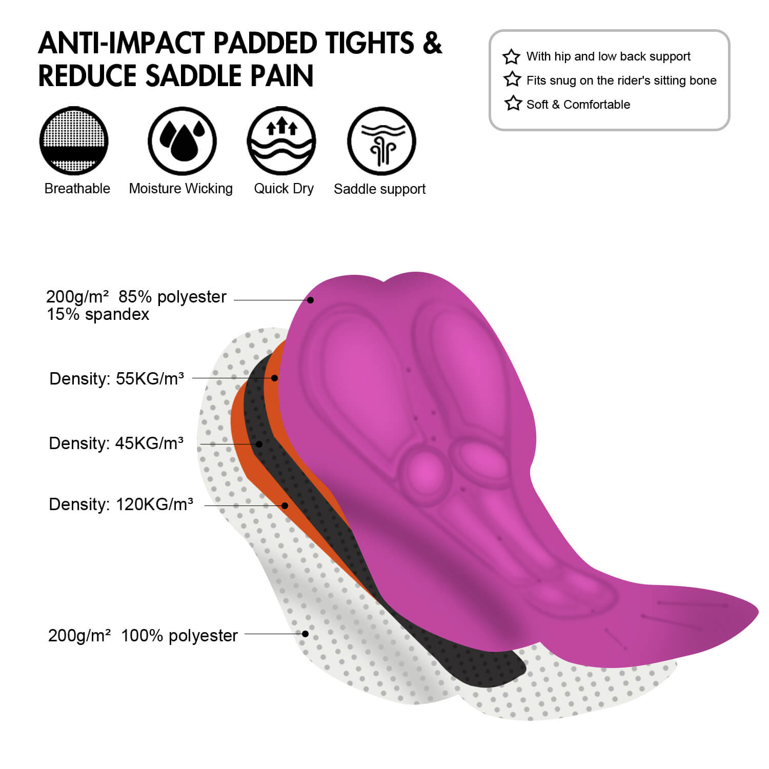 QUALICOS Women’s Padded Boxer Briefs-27